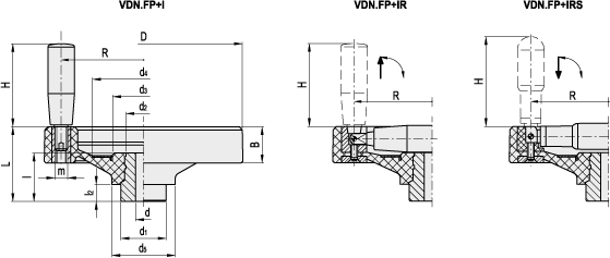 VDN.FP - Solid handwheels