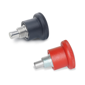Mini indexing plungers Steel / Stainless Steel, Covered indexing mechanism, with and without rest position GN 822