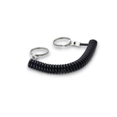 Spiral retaining cables with two key rings GN 111.4