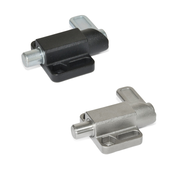 Spring latches with flange for surface mounting GN 722.3