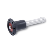 Stainless Steel-Ball lock pins AISI 303, with plastic-knob GN 113.5