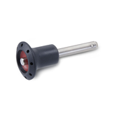 Stainless Steel-Ball lock pins AISI 630, with plastic-knob GN 113.6