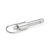 Stainless Steel-Locking pins Stainless Steel-Slide, with axial lock (Pawl) GN 214.6
