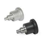 Stainless Steel-Mini indexing plungers with and without rest position GN 822.7